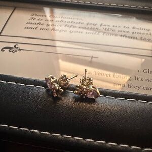 Juicy Couture Gold and pink Earrings